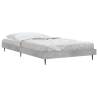 Concrete Grey Bed Frame 100x200 cm - Stylish & Durable