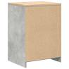 Garage Storage Cabinet Concrete Grey - Solid Wood Pine 60x51x85 cm