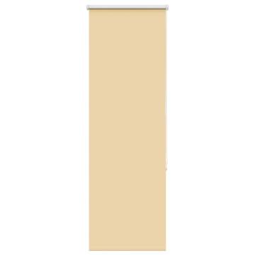 Roller Blind Blackout Beige 45x150 cm | Stylish Privacy Solution