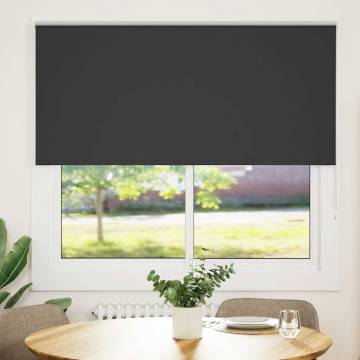 Roller Blind Blackout Black 155x175 cm | Hipomarket UK