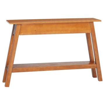 Solid Mahogany Console Table 110x30x75 cm - Stylish & Durable