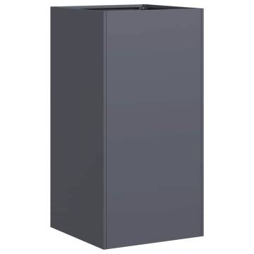 Stylish Anthracite Planter - 40x40x80 cm Cold-Rolled Steel