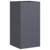 Stylish Anthracite Planter - 40x40x80 cm Cold-Rolled Steel