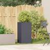 Stylish Anthracite Planter - 40x40x80 cm Cold-Rolled Steel