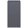 Stylish Anthracite Planter - 40x40x80 cm Cold-Rolled Steel