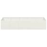 Stylish White Steel Planter | 200x80x40 cm for Gardens & Balconies