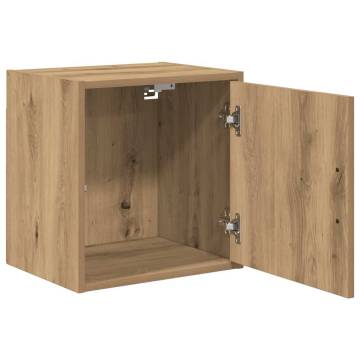 Garage Wall Cabinets 2 pcs Artisan Oak | Durable Storage Solution