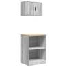  Garage Cabinets 2 pcs Grey Sonoma Engineered Wood Colour grey sonoma Size 60 x 51 x 85 cm Quantity in Package 1 Model 2 shelves 