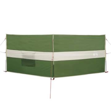 Camping Windbreak Green 344x120 cm Waterproof | HipoMarket UK