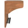 Wall-Mounted Coat Rack SANDNES | Solid Pine Wood | 87x30x42 cm