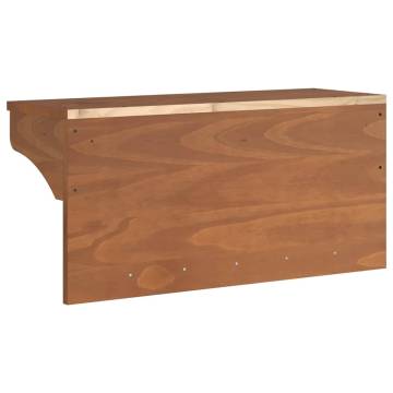 Wall-Mounted Coat Rack SANDNES | Solid Pine Wood | 87x30x42 cm