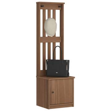 Hall Tree SANDENS - Solid Pine Wood - Stylish & Durable