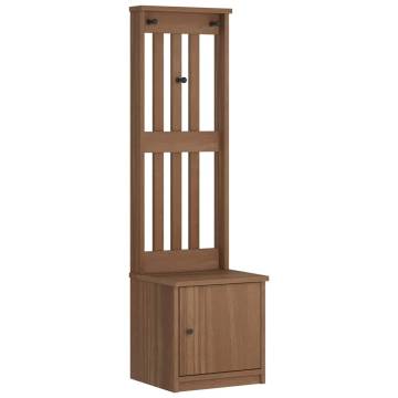 Hall Tree SANDENS - Solid Pine Wood - Stylish & Durable