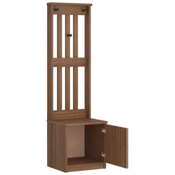 Hall Tree SANDENS - Solid Pine Wood - Stylish & Durable