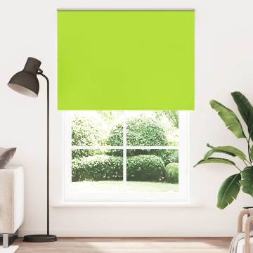 Roller Blind Blackout Leaves Green 145x230 cm - Hipo Market