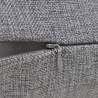 4 Anthracite Linen-look Cushion Covers - 50 x 50 cm