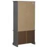 Wine Cabinet HALDEN - Stylish Grey Pine with Wine Racks