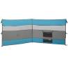 Camping Windbreak Blue 340x130 cm Waterproof - HipoMarket