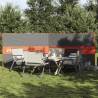  Camping Windbreak Grey and Orange 344x120 cm Waterproof Colour grey and orange Size 344 x 120 cm 