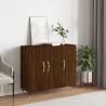 Sideboard Brown Oak 90x34x80 cm Engineered Wood Colour brown oak Quantity in Package 1 