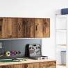 Garage Wall Cabinets - 2 pcs Old Wood - Durable Storage Solution