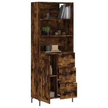 Highboard Smoked Oak - Stylish Storage Solution | Hipo Market