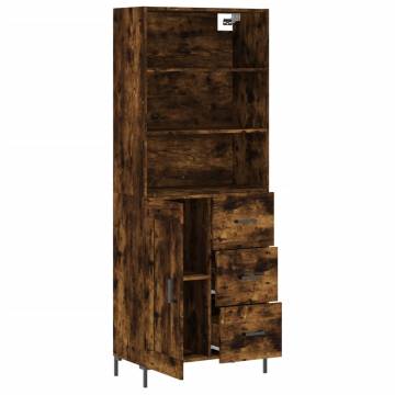 Highboard Smoked Oak - Stylish Storage Solution | Hipo Market