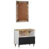 2 Piece Solid Wood Mango Bathroom Furniture Set