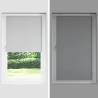 Roller Blind Blackout Light Grey 110x130 cm - HipoMarket