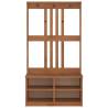 Hall Tree SANDENS - Stylish Solid Wood Entryway Furniture