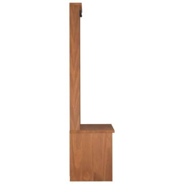 Hall Tree SANDENS - Stylish Solid Wood Entryway Furniture