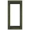 Olive Green Steel Planter 40x80x80 cm - Stylish & Durable