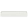 Stylish White Steel Planter 280x80x40 cm for Outdoor Spaces