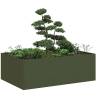  Planter Olive Green 120x80x40 cm Steel Colour steel/olive green Size 120 x 80 x 40 cm Quantity in Package 1 