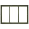 Olive Green Steel Planter 120x80x40 cm | Stylish Garden Decor