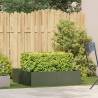 Olive Green Planter 100x100x30 cm Steel - Stylish & Durable