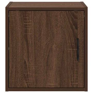 Garage Wall Cabinets 2 pcs Brown Oak - Durable & Space Saving