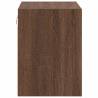 Garage Wall Cabinets 2 pcs Brown Oak - Durable & Space Saving