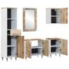 5 Piece Solid Wood Mango Bathroom Furniture Set | HiPOmarket