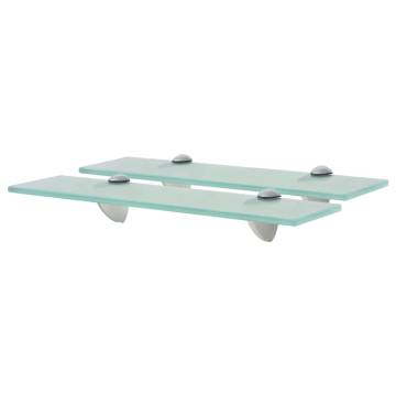 Stylish Floating Shelves 2 pcs Glass 40x20 cm - HipoMarket