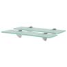 Floating Shelves 2 pcs Glass 40x20 cm 8 mm Colour transparent Size 40 x 20 cm Quantity in Package 2 Number of Pieces 1 