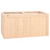 Hamster Cage 89.5x45x45 cm - Solid Wood Fir | Hipo Market