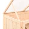 Hamster Cage 89.5x45x45 cm - Solid Wood Fir | Hipo Market