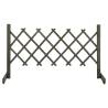 Garden Trellis Fence Grey 120x60 cm Solid Firwood Colour grey Size 120 x 60 cm Quantity in Package 1 