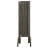 Garden Trellis Fence Grey - 120x60 cm Solid Firwood