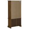 Wine Cabinet HALDEN - Elegant Pine with Sliding Door