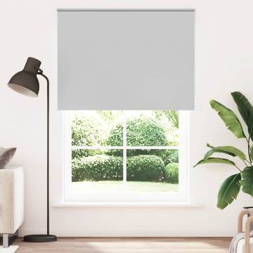 Light Grey Roller Blind Blackout 155x210 cm - Hipomarket