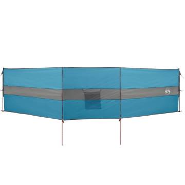 Camping Windbreak Blue 490x123cm - Waterproof & Portable