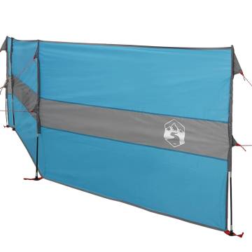 Camping Windbreak Blue 490x123cm - Waterproof & Portable