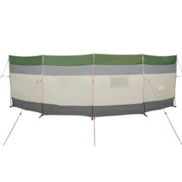 Camping Windbreak Green 510x153 cm Waterproof - Hipomarket